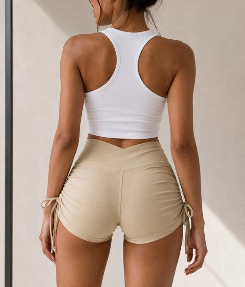 Cloud 9 Ruched Shorts Saweet STUFF Society